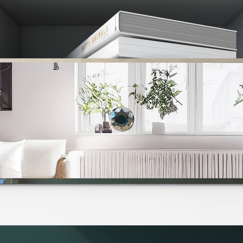 1 Drawer Floating Nightstand with Open Shelf, Wall Mounted Nightstand
