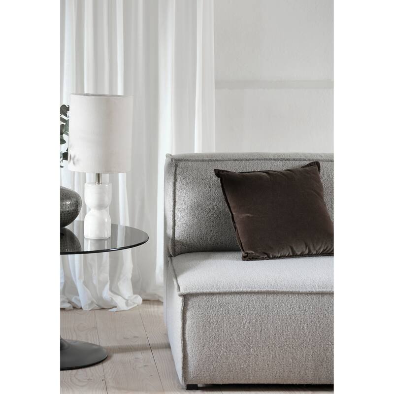 Rye Studio Deep Seat Modular Slipper Chair - Taupe Boucle