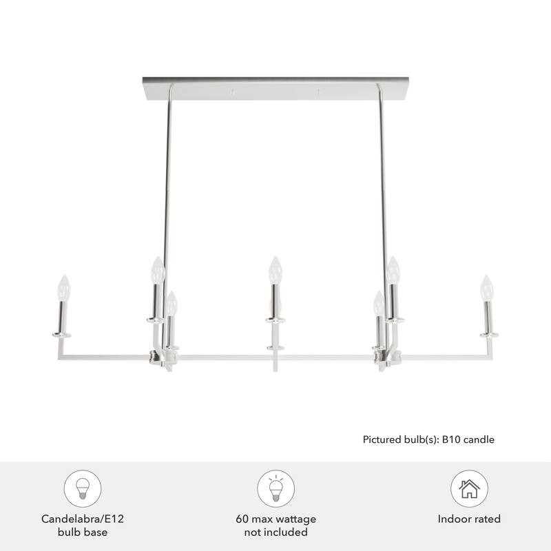 Hunter Bearden Chandelier - Entry, Dining Room, Kitchen Island - Transitional, Industrial, Contemporary, Candle