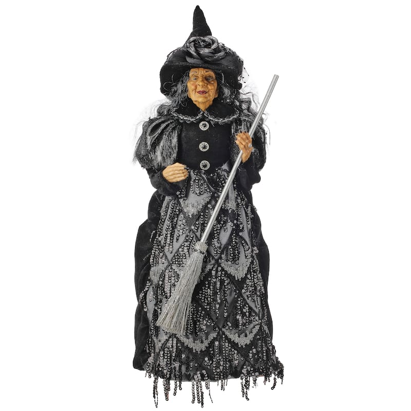 24" Elegant Standing Witch