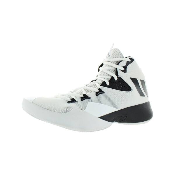 Shop Adidas Mens Dual Threat 2017 Basketball Shoes Faux Leather