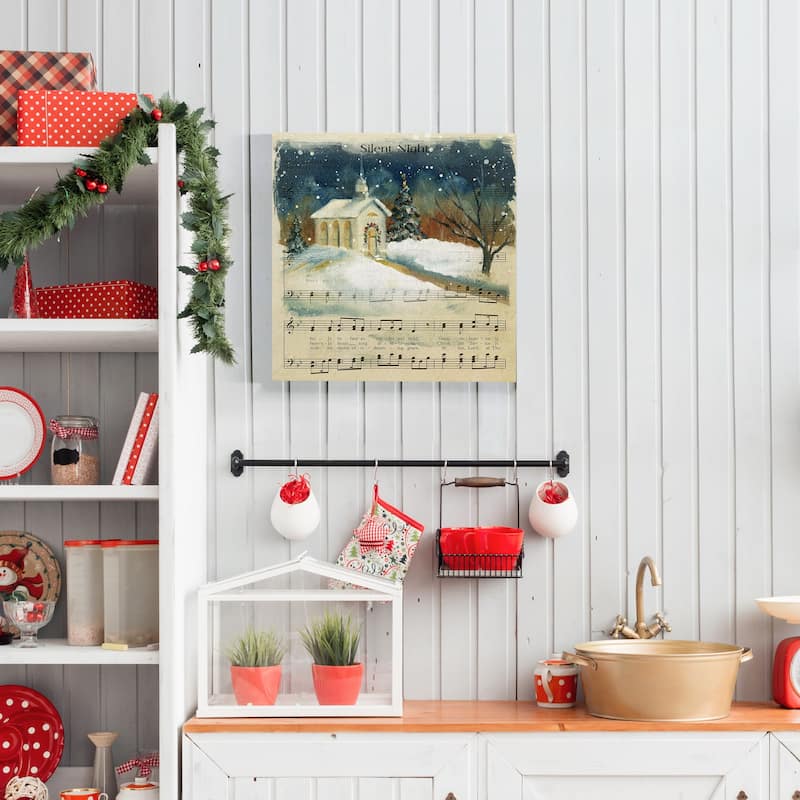 Silent Night-Premium Gallery Wrapped Canvas - Ready to Hang