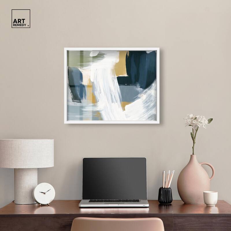 Moss Layers III Shadowbox by Art Remedy