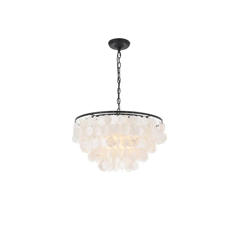 Selene 4-light Brass Ceiling Pendant Chandelier