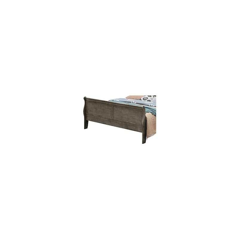 Gray Full Bed with Transitional Style, Neutral Finish and Durable Build for Modern Bedrooms with Organized Living