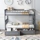 preview thumbnail 22 of 24, Merax Bunk Bed with Drawers, Convertible Beds