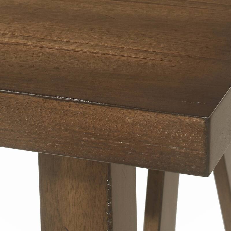 RUBBERWOOD FRAME Dining Table - Brown