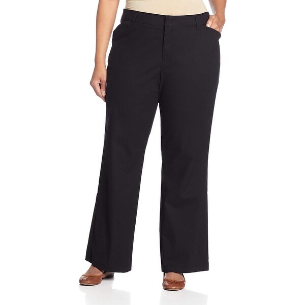 women's plus size twill pants