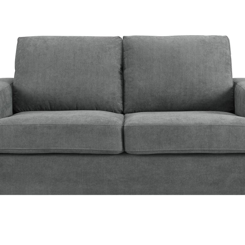 Thomas Grey Upholstered Modern Living Room Loveseat