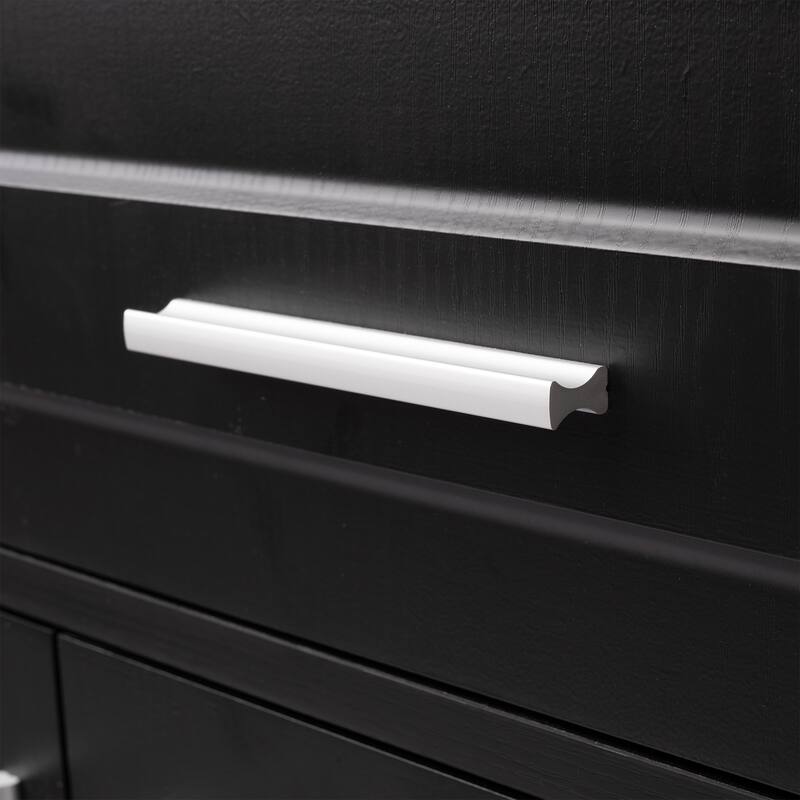 63" Farmhouse Sideboard Buffet Cabinet with 4 Doors and 3 Drawers