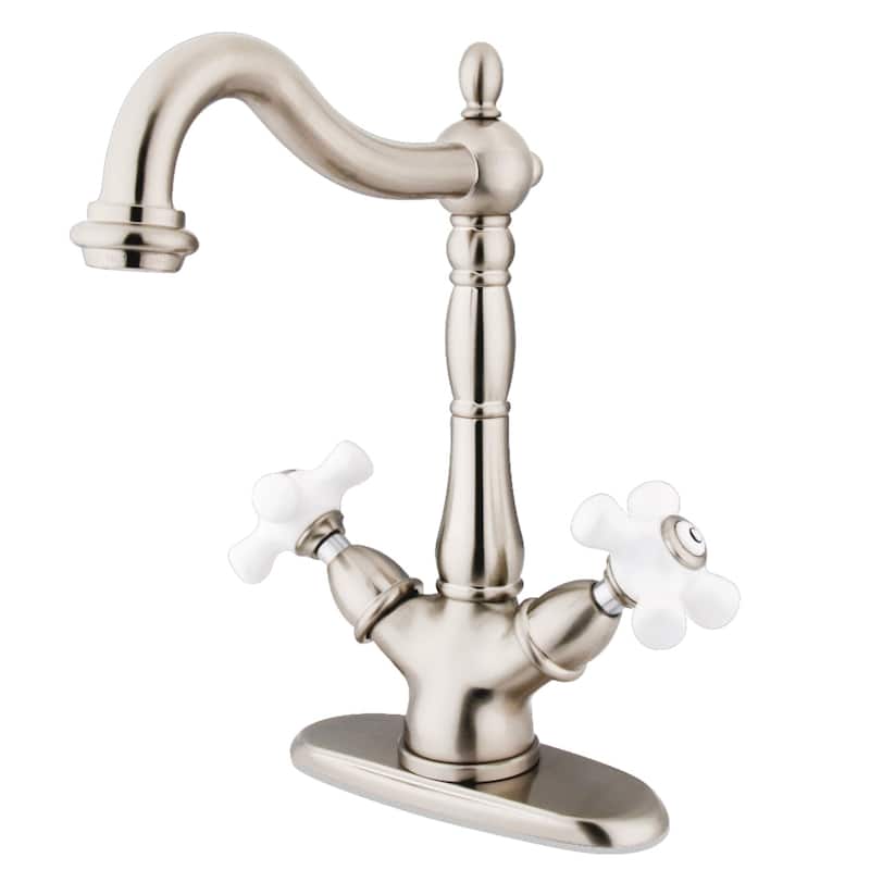 Heritage Two-Handle Vessel Sink Faucet - Brushed Nickel