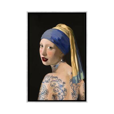 iCanvas "Girl With A Pearl Earring" by Nettsch Framed