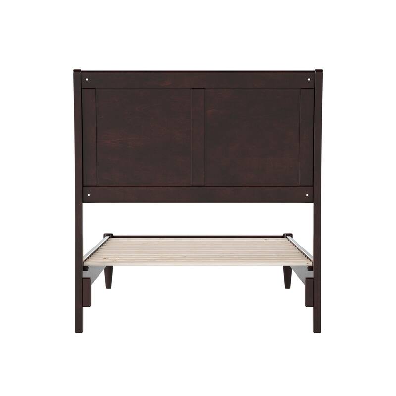 Valencia Solid Wood Low Profile Sleigh Platform Bed