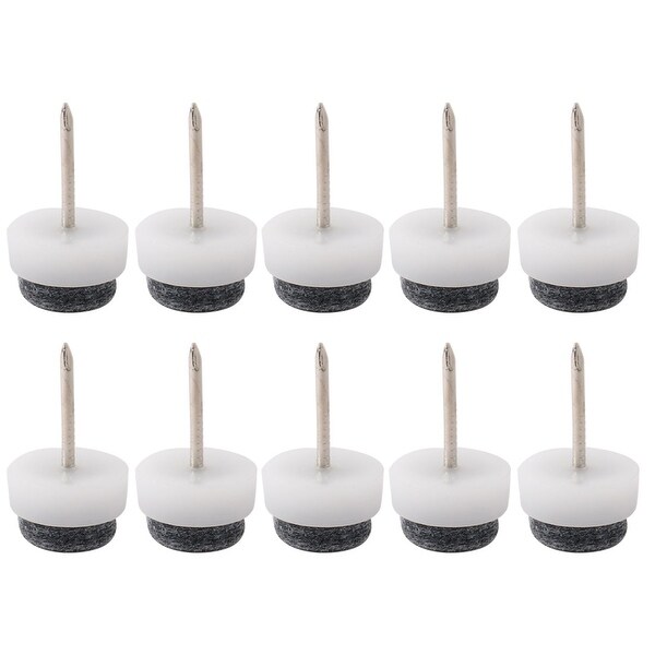 Felt Pad Nails DIY Furniture Leg Feet Floor Protector 13mm 1/2" Dia 10pcs