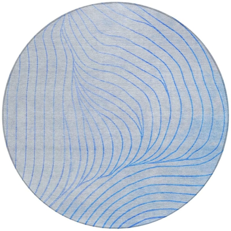 HomeRoots Abstract Transitional Rectangle Outdoor Rug