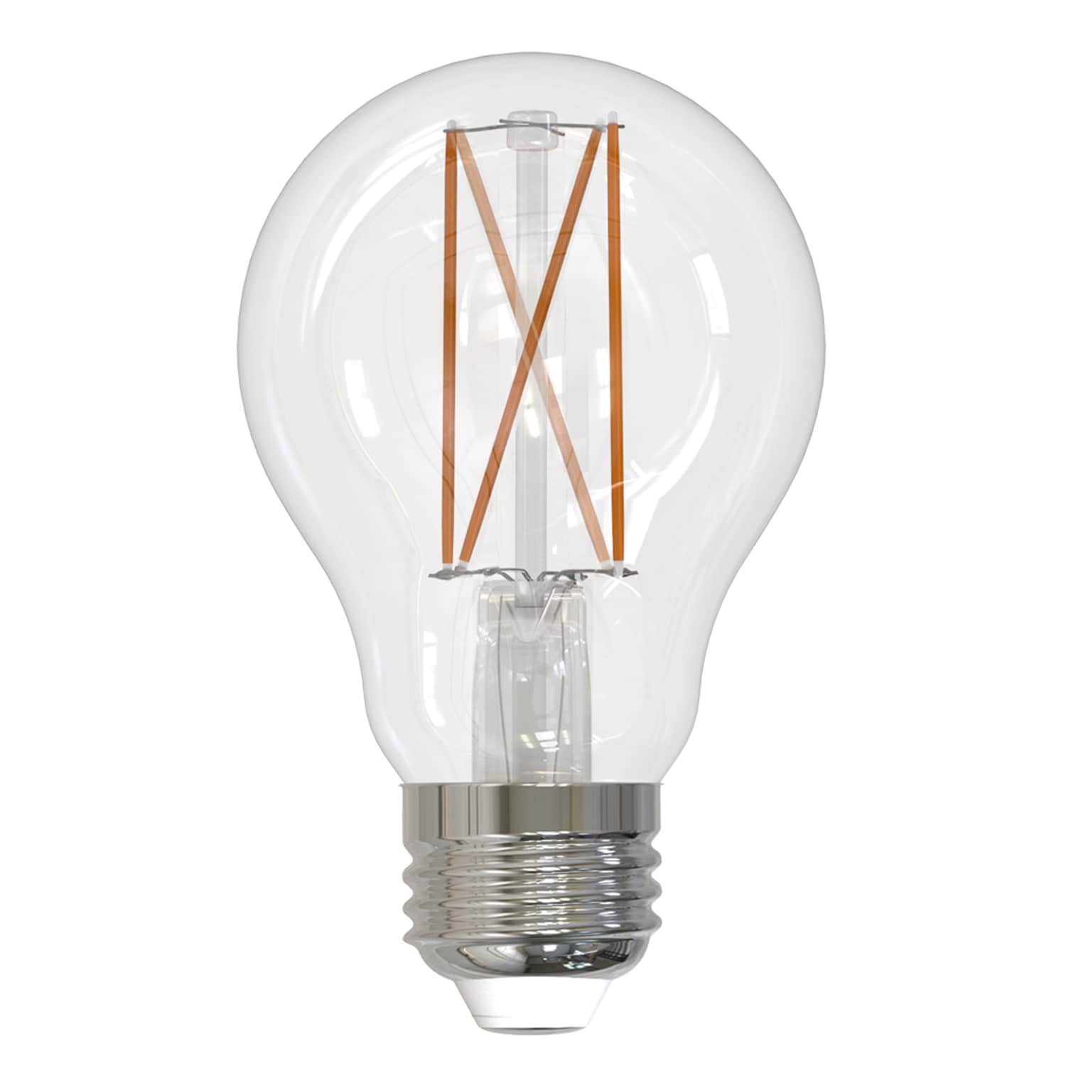 Bulbrite Pack of (2) Dimmable A19 Medium (E26) LED Filament Bulb