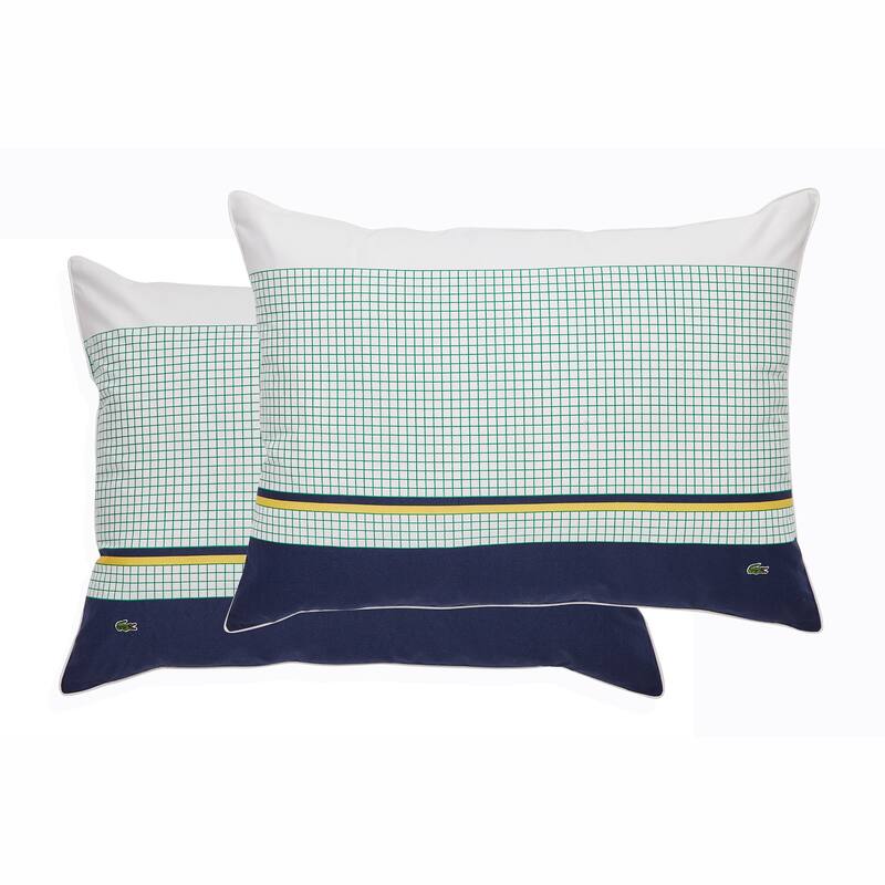 Lacoste Valleyfield 3-Piece Cotton Reversible Comforter Set