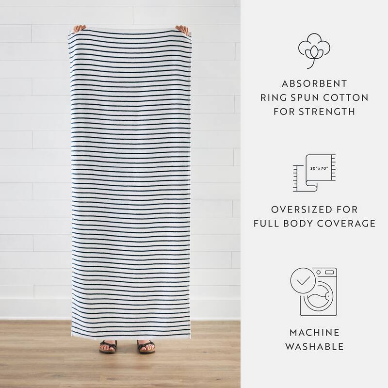 Becky Cameron Ultra Soft Plush Cotton Cabana Towels