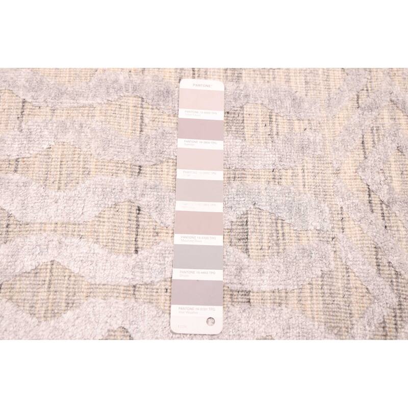 ECARPETGALLERY Hand Loomed Elysian Grey Rug - 7'11 x 9'8