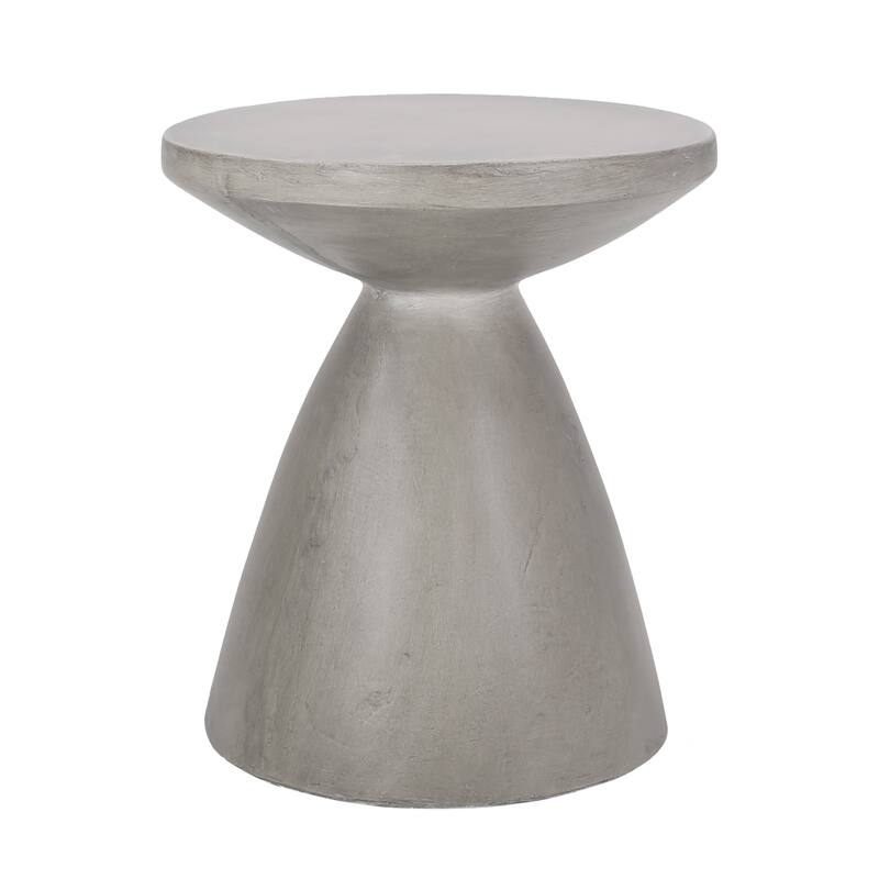 Outdoor LightWeight Concrete Side Table - 25.13