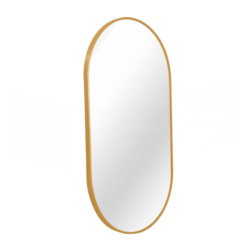 20 x 28 Inch Metal Oval Mirror