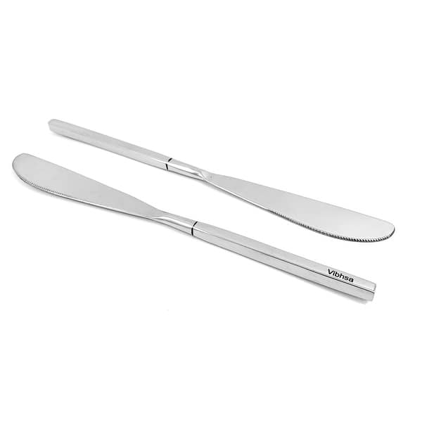 slide 2 of 3, Vibhsa Stainless Steel Dinner Knife Set of 6