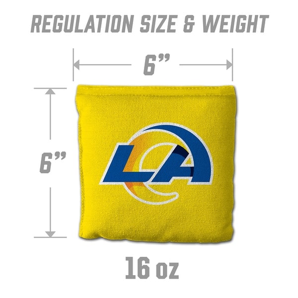 Los Angeles Rams NFL Dual Sided Pro Stop & Slide Cornhole Bags