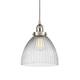 Option Brushed Satin Nickel / Clear Halophane