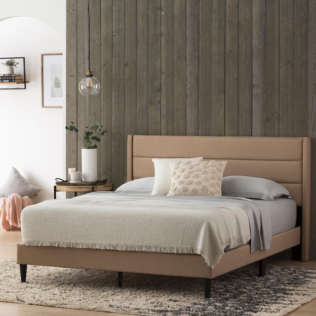 Brookside Sara Upholstered Bed with Horizontal Channels