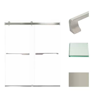 Transolid BRP607008C-J 70" High x 60" Wide Bypass Frameless Shower