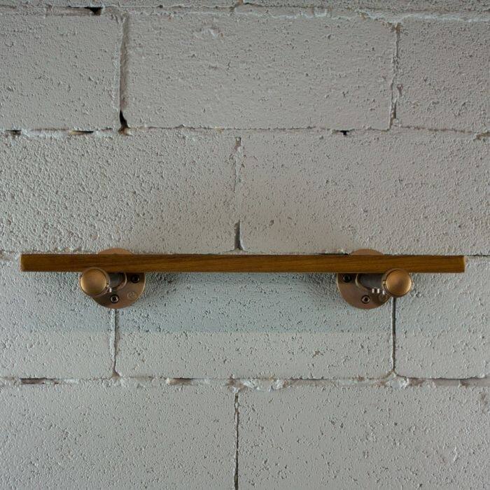 Somerville Farmhouse Industrial Wall Shelf
