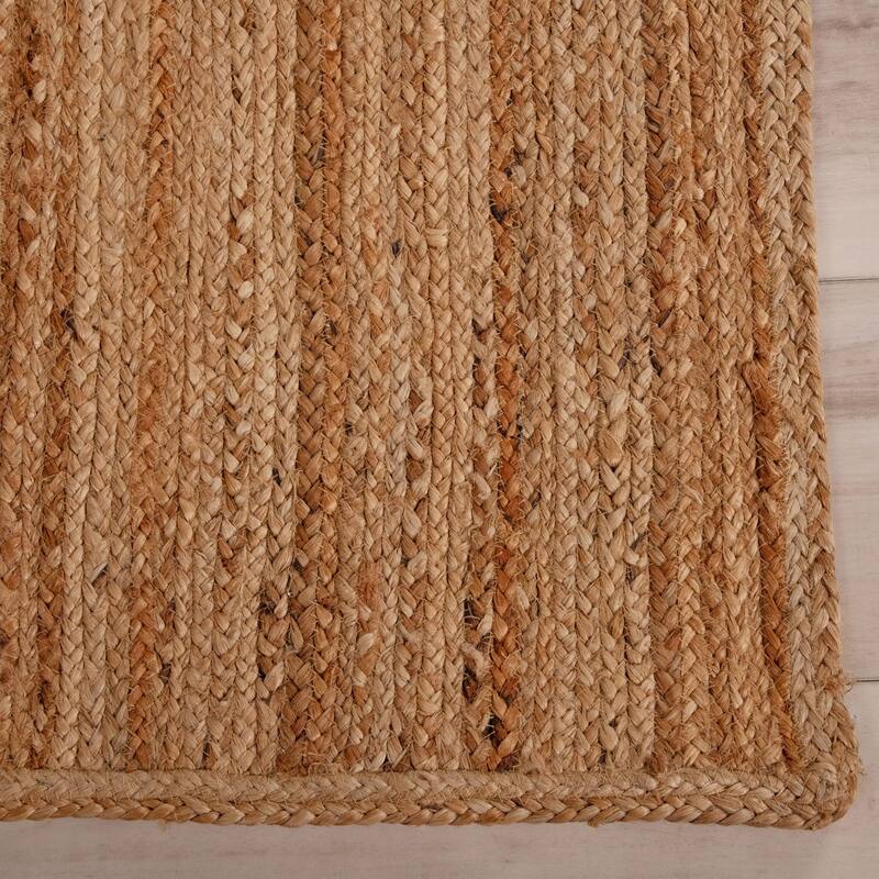 Alora Decor Zenon Tone on Tone Solid Jute Area Rug