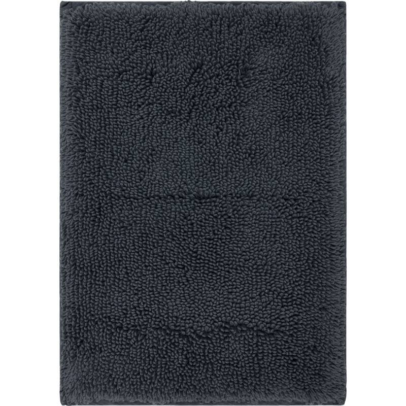 Mohawk Home Classic Cotton Bath Rug - 1' 9" x 2' 10" - Charcoal