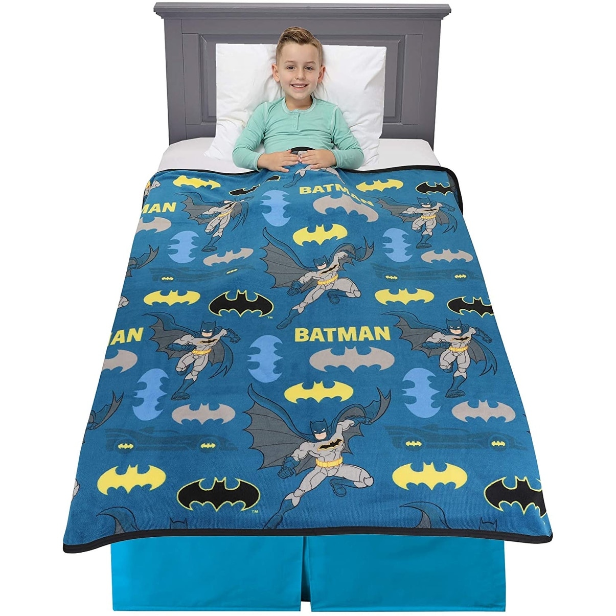 Boys bed outlet throw