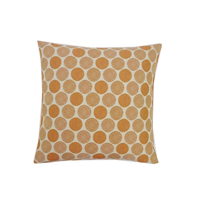 Jiti Indoor Large Polka dot Patterned Cotton Accent Square Throw Pillows 20 x 20