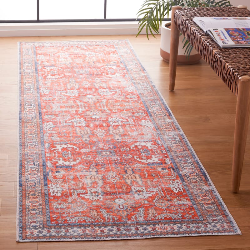 SAFAVIEH Florida Shag Sigtraud Abstract Waves 1.2-inch Area Rug