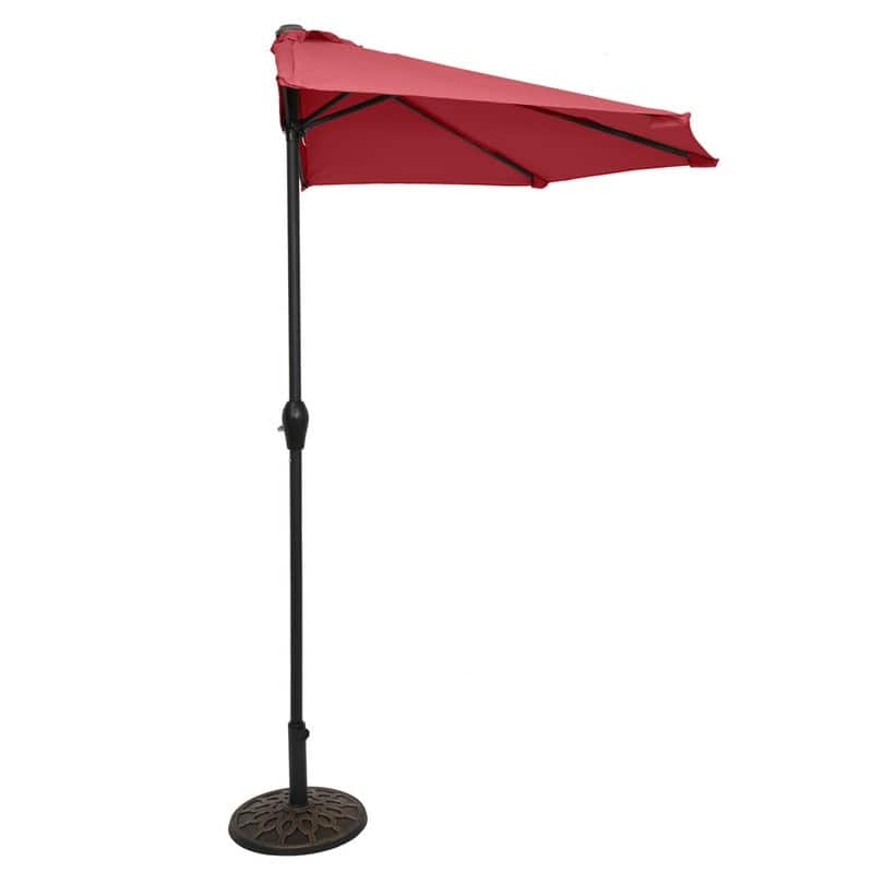 Patio Central Umbrella Cantilever Umbrella Rust Proof Iron