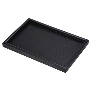 Wood Serving Tray Rectangle Decorative Platter Home Kitchen Table