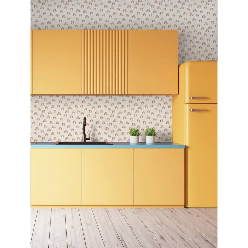 My Style Raye Rainbows Peel & Stick Wallpaper