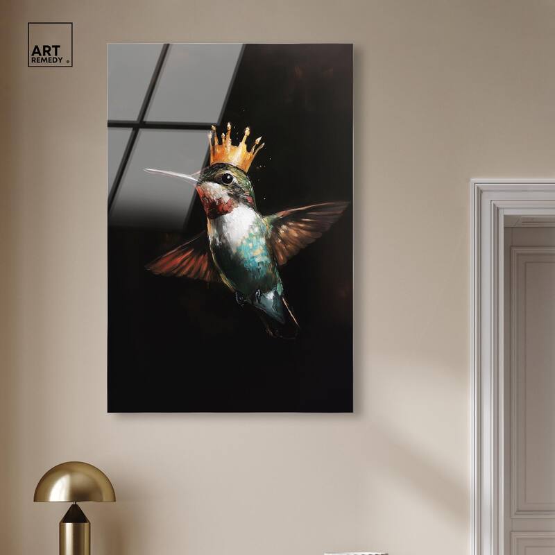 Royal Bird II Acrylic by Art Remedy, Ready to Hang