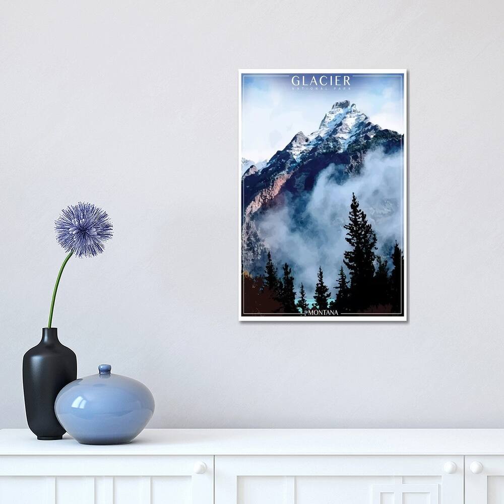 iCanvas "Glacier National Park" by Old Red Truck Canvas Print