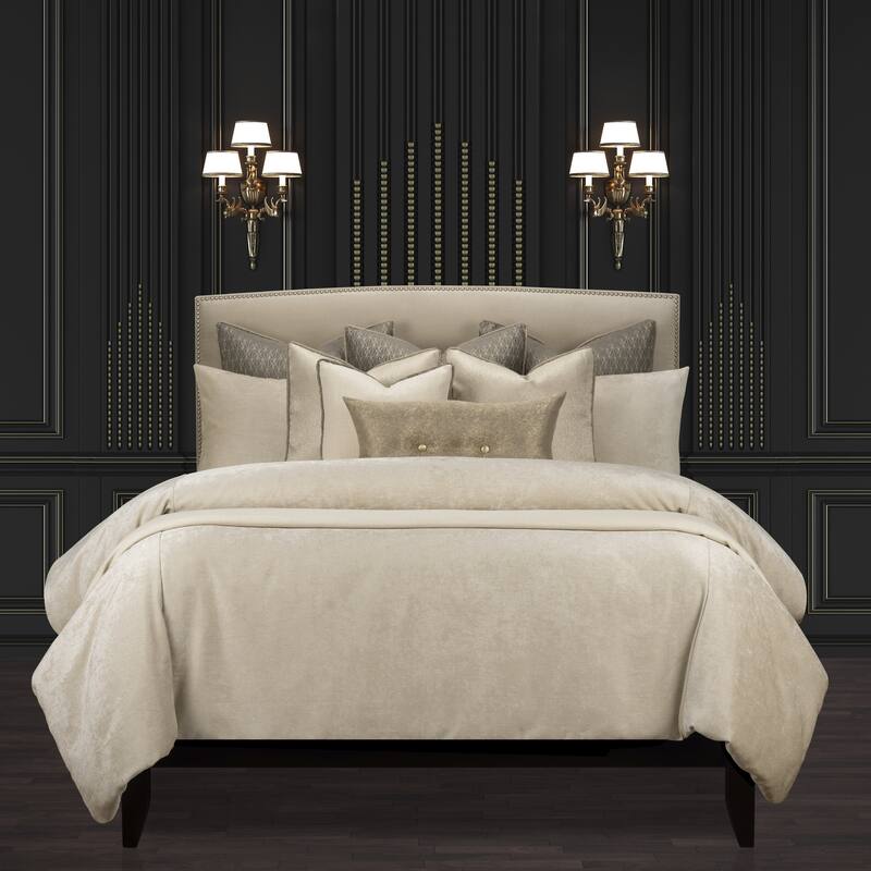 F Scott Fitzgerald Rhythm And Rhyme Cream Luxury Duvet Cover and Insert Set