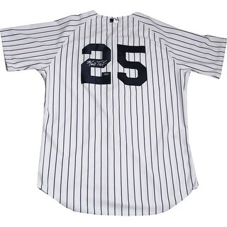 Mark Teixeira Yankees Authentic Home Pinstripe Jersey (Signed on Back ...