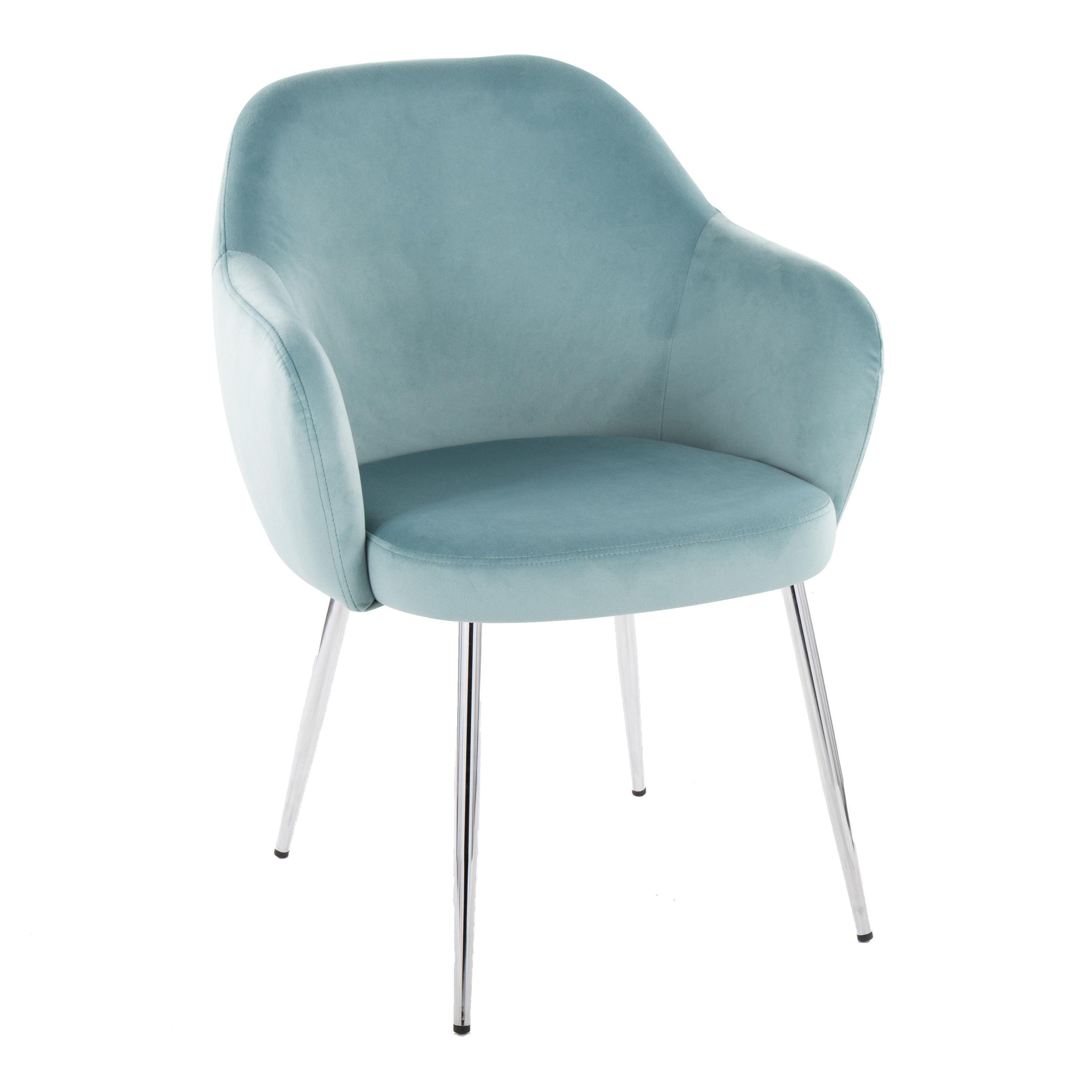 Porch & Den Beckett Dining Chair with Tapered Metal Legs (Set of 2)