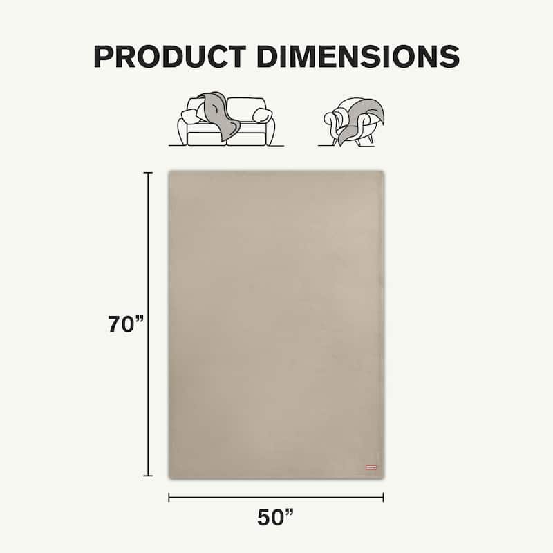 Hunter Coco Flannel Throw Blanket