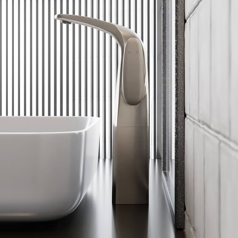 Chateau Single Hole Single-Handle High Arc Bathroom Faucet