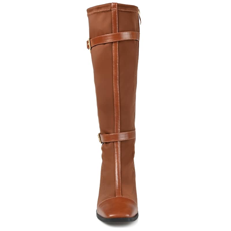 Journee Collection Extra Wide Calf Women's Gaibree Boot - Wide - Brown - 11