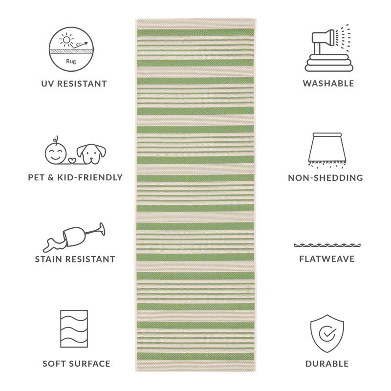 SAFAVIEH Courtyard Orsi Indoor/ Outdoor Waterproof Area Rug