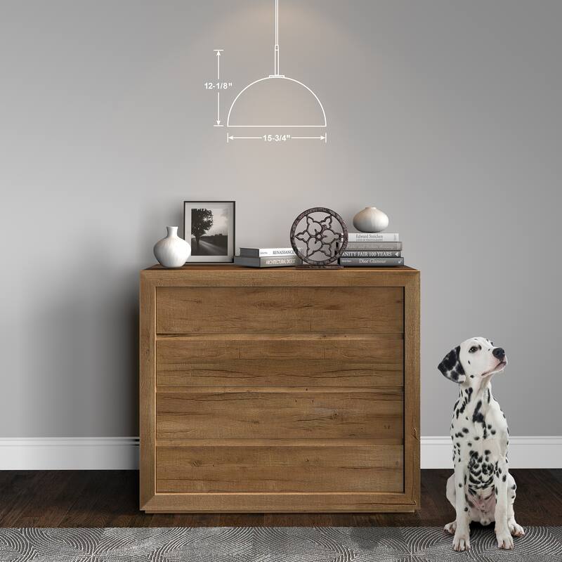 Jordyn 16" Wide Pendant with Metal Shade