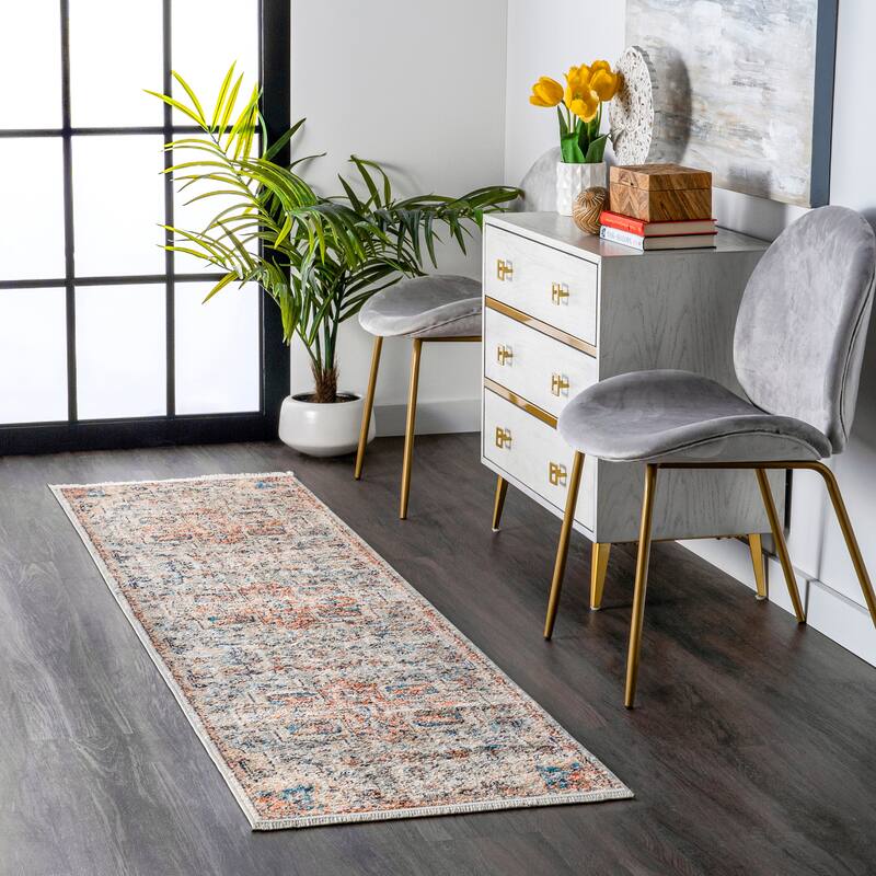 Nuloom Transitional Vintage Medallion Mcfarlad Area Rug